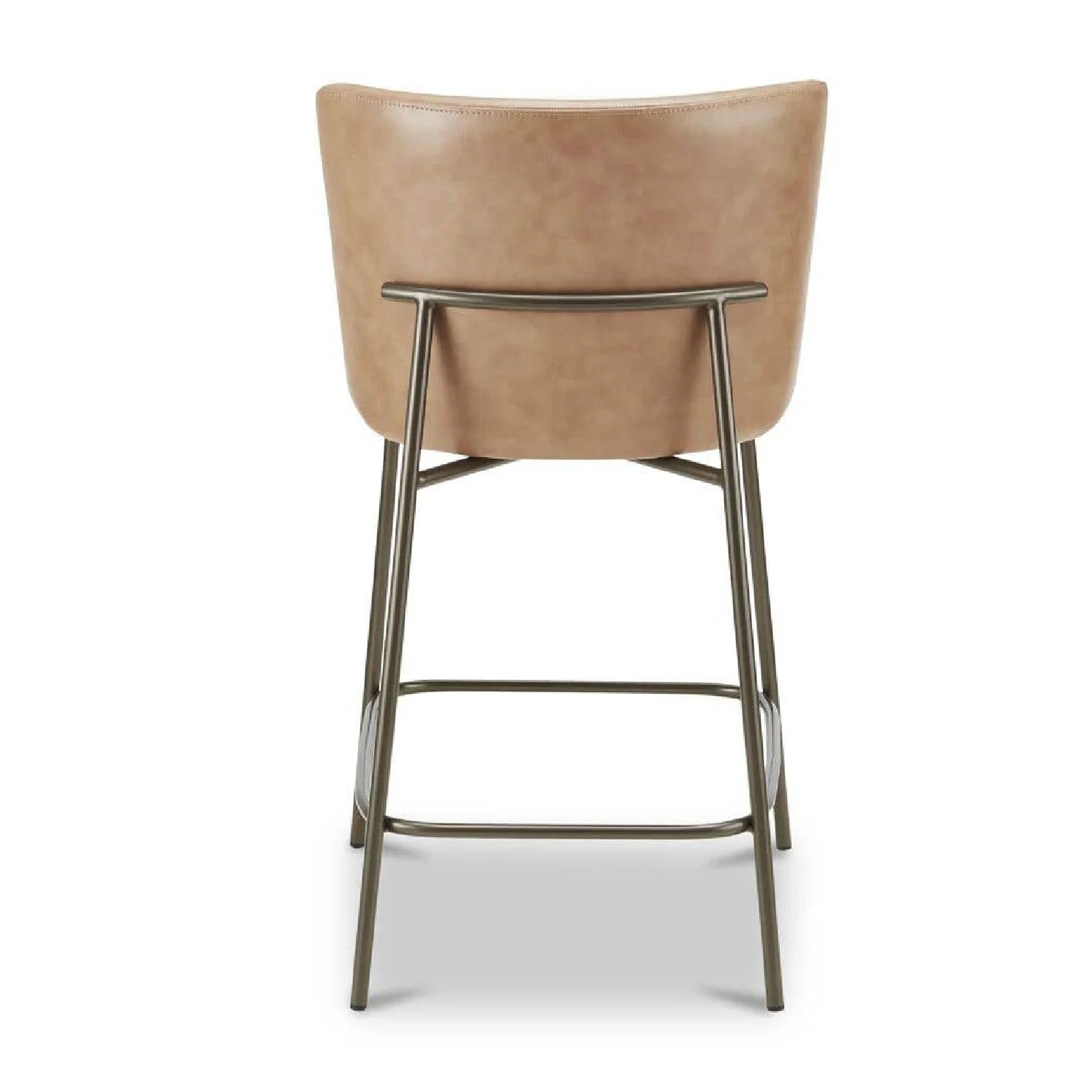 Luxury Upholstered Modern Barrel Counter Stool European Style for Villa