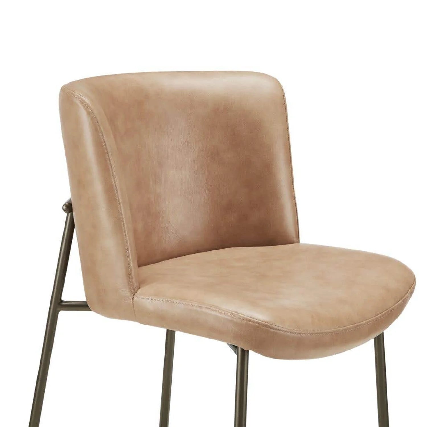 Luxury Upholstered Modern Barrel Counter Stool European Style for Villa