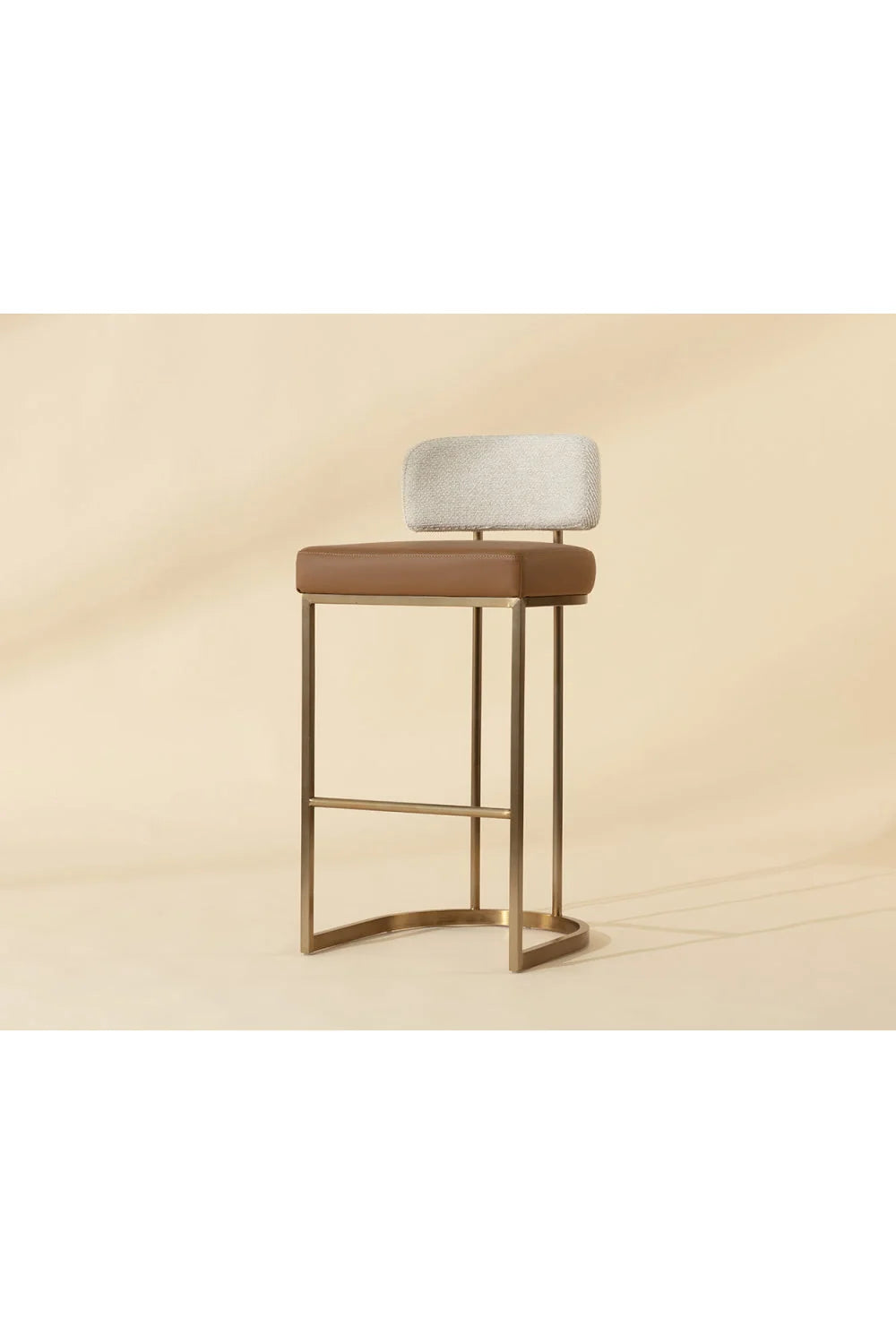 Luxury Upholstered Modern Barstool European Style for Villa