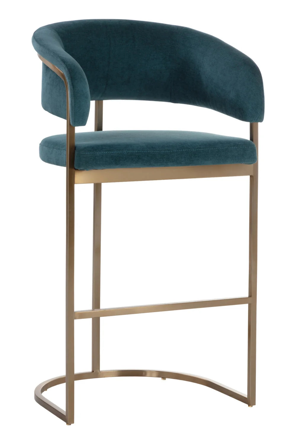 Luxury Upholstered Modern Barstool European Style for Villa