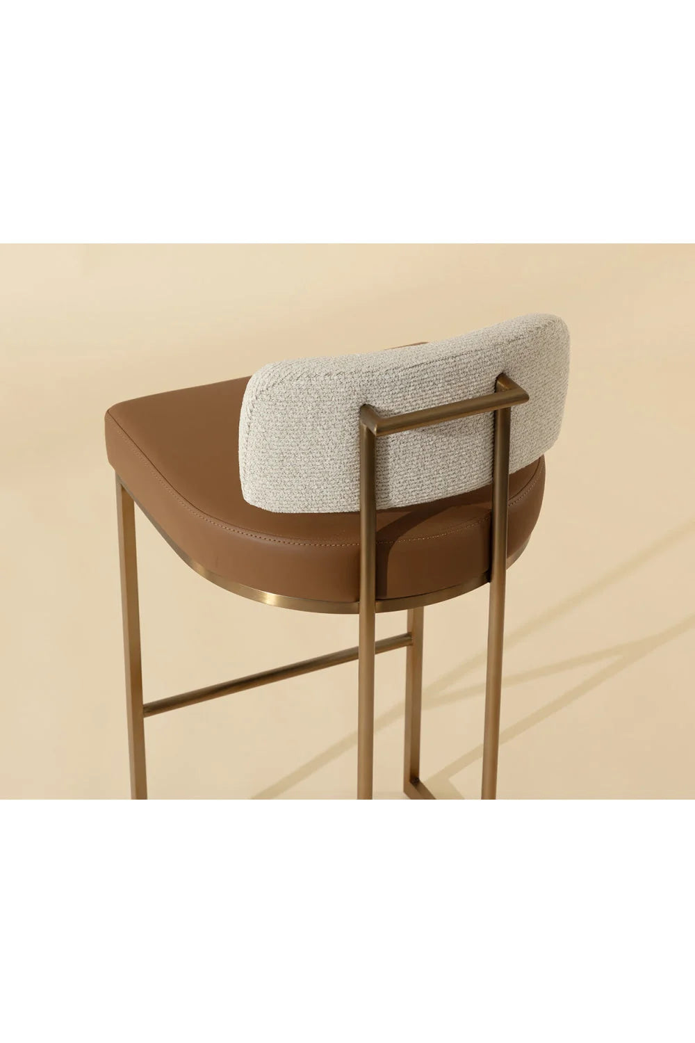 Luxury Upholstered Modern Barstool European Style for Villa