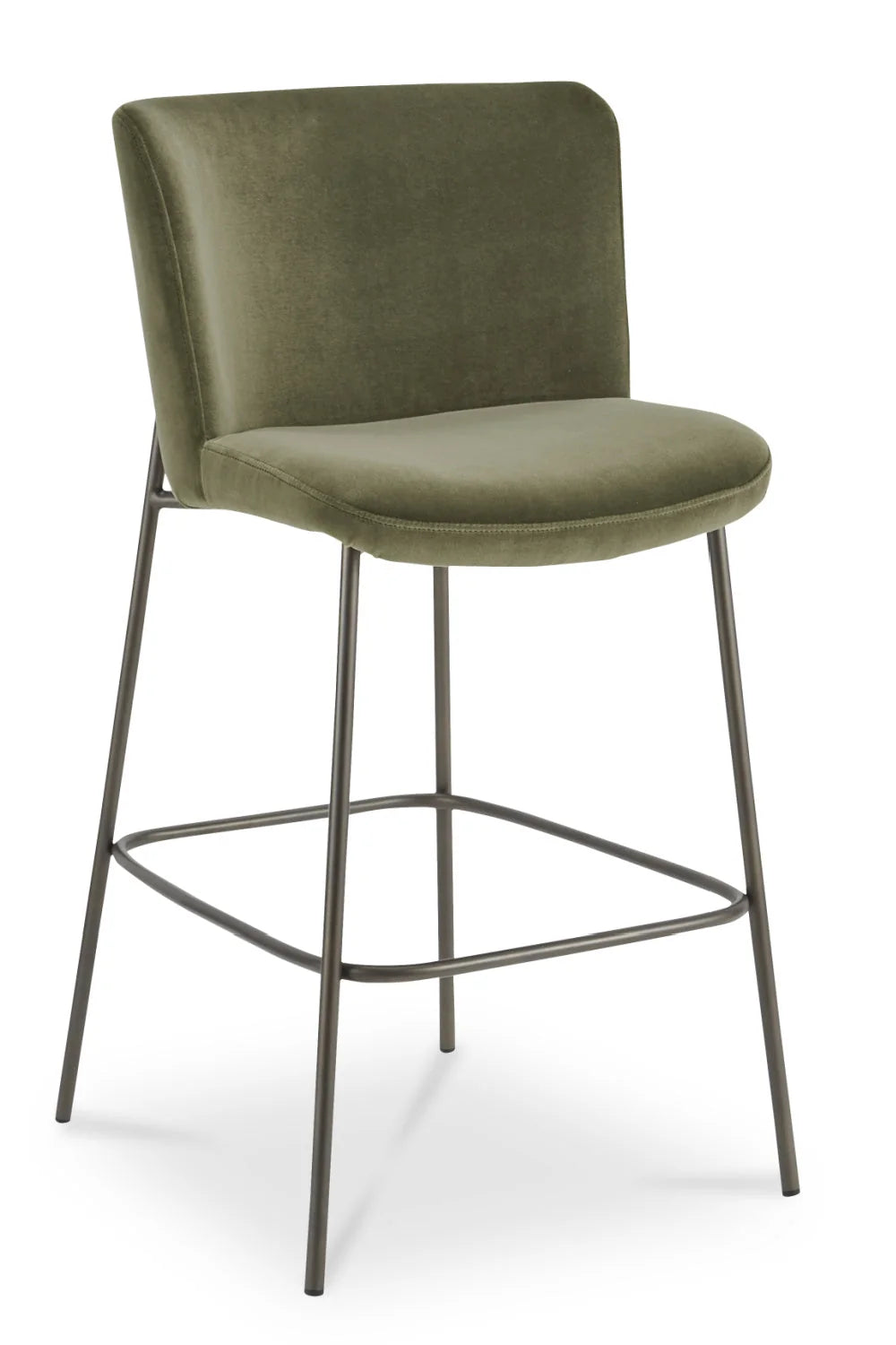 Luxury Upholstered Modern Barstool European Style for Villa