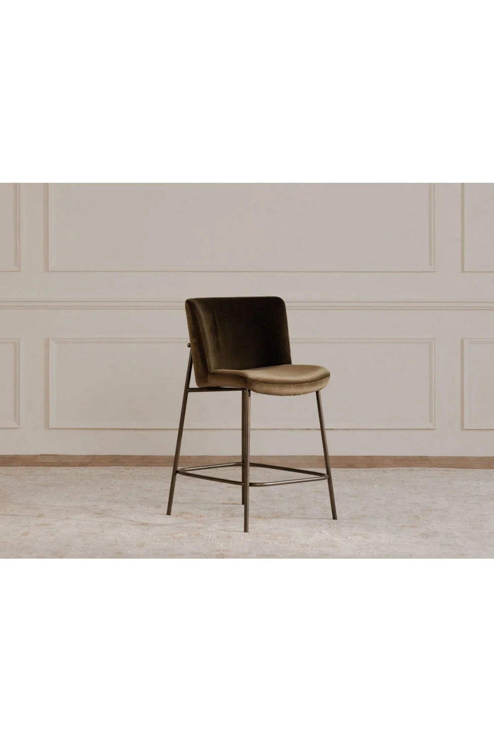 Luxury Upholstered Modern Barstool European Style for Villa