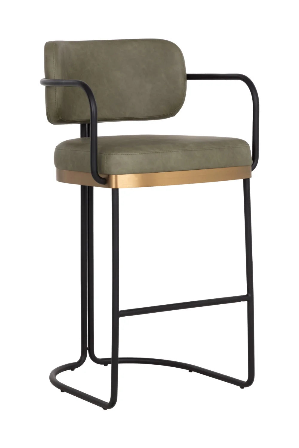 Luxury Upholstered Modern Barstool European Style for Villa