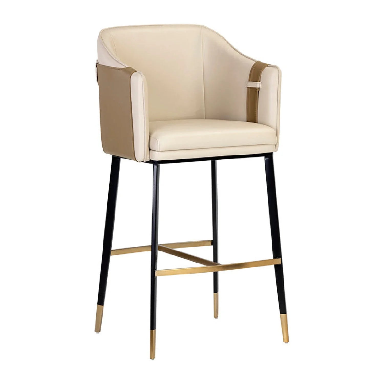 Luxury Upholstered Modern Barstool European Style for Villa