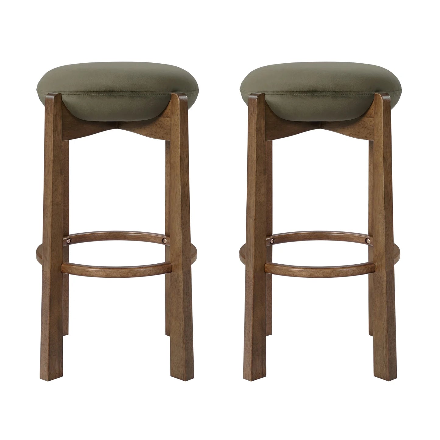 Luxury Upholstered Modern Barstool European Style for Villa
