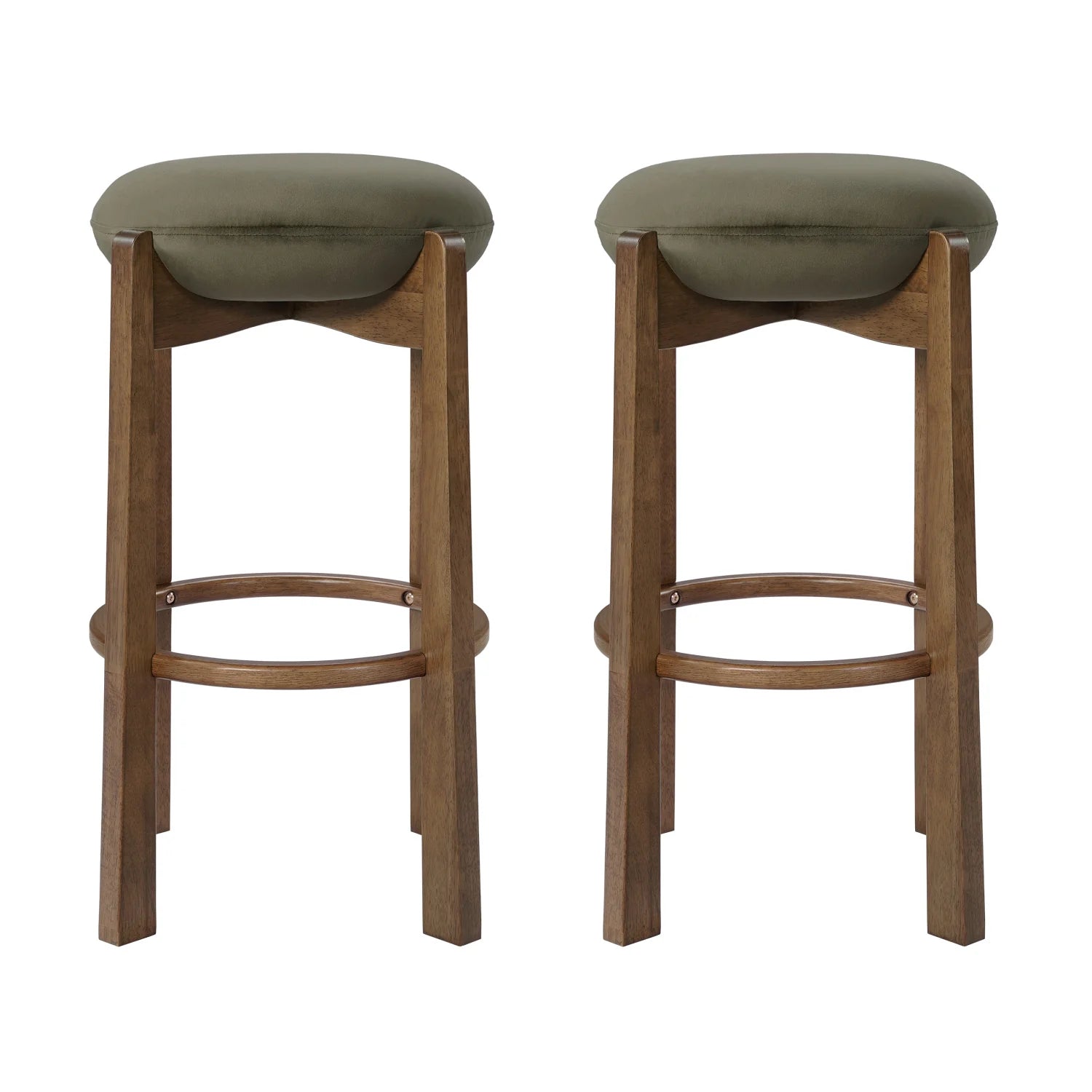 Luxury Upholstered Modern Barstool European Style for Villa