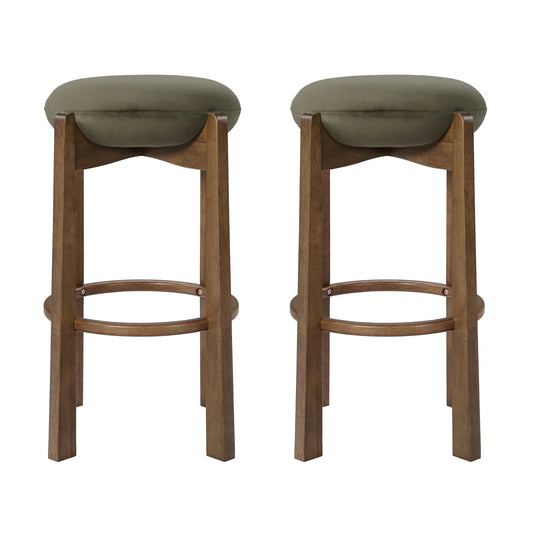 Luxury Upholstered Modern Barstool European Style for Villa