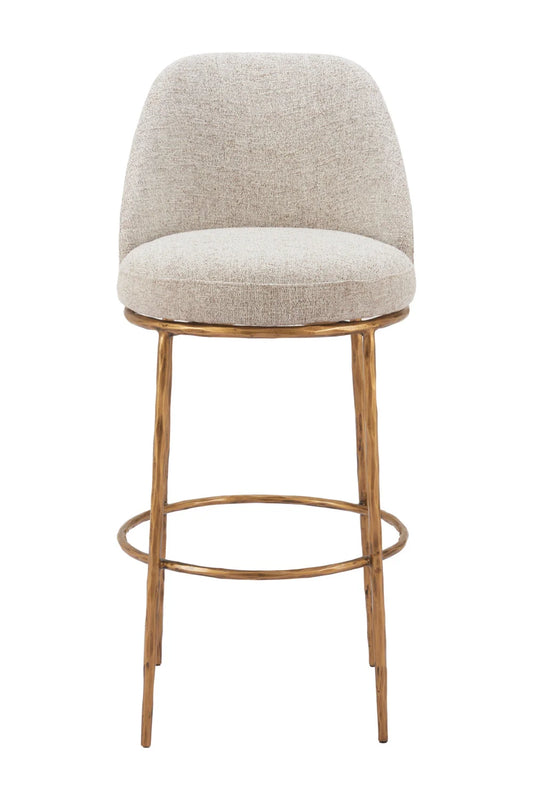 Luxury Upholstered Modern Barstool European Style for Villa