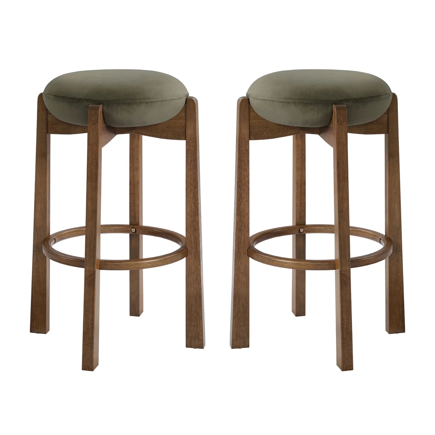 Luxury Upholstered Modern Barstool European Style for Villa