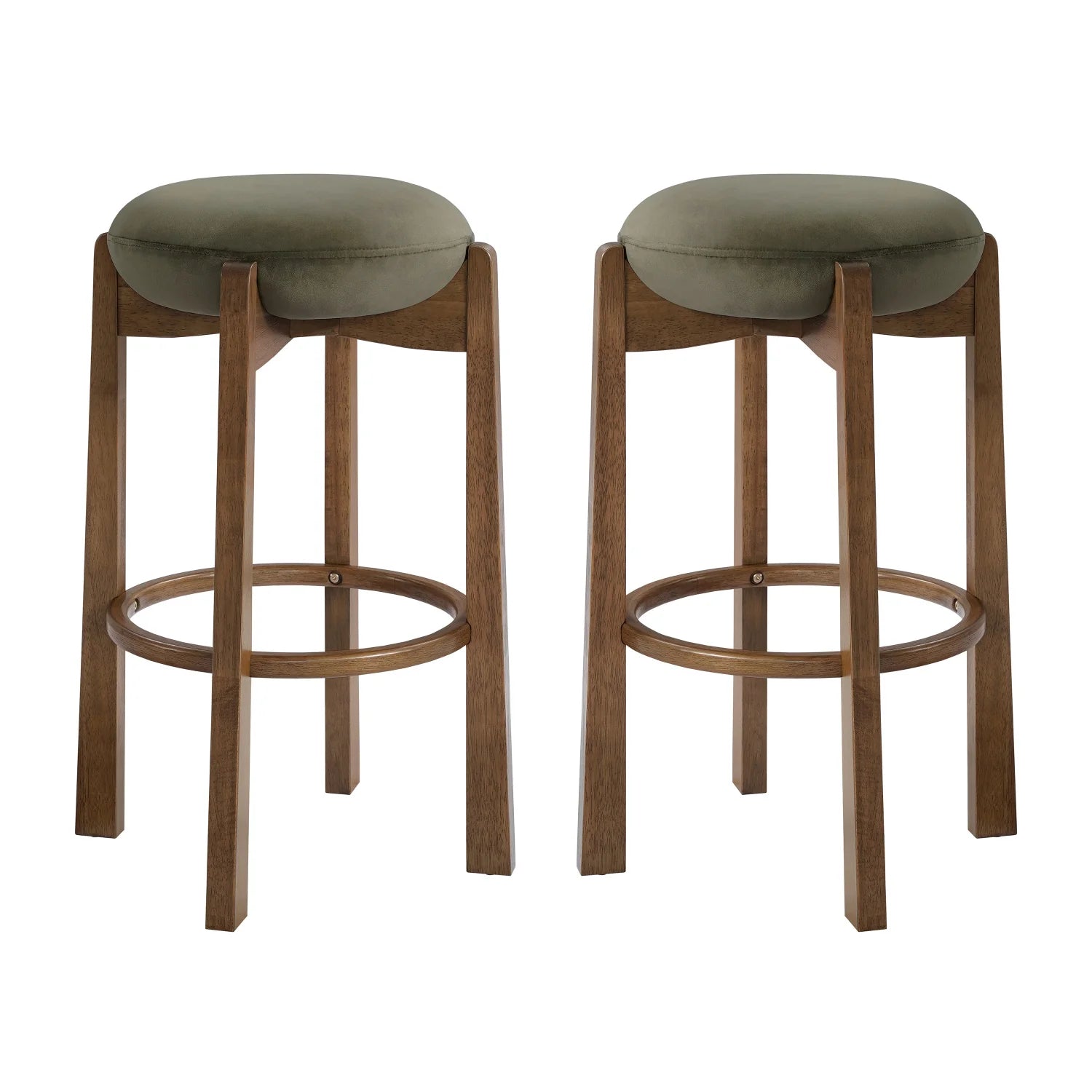 Luxury Upholstered Modern Barstool European Style for Villa