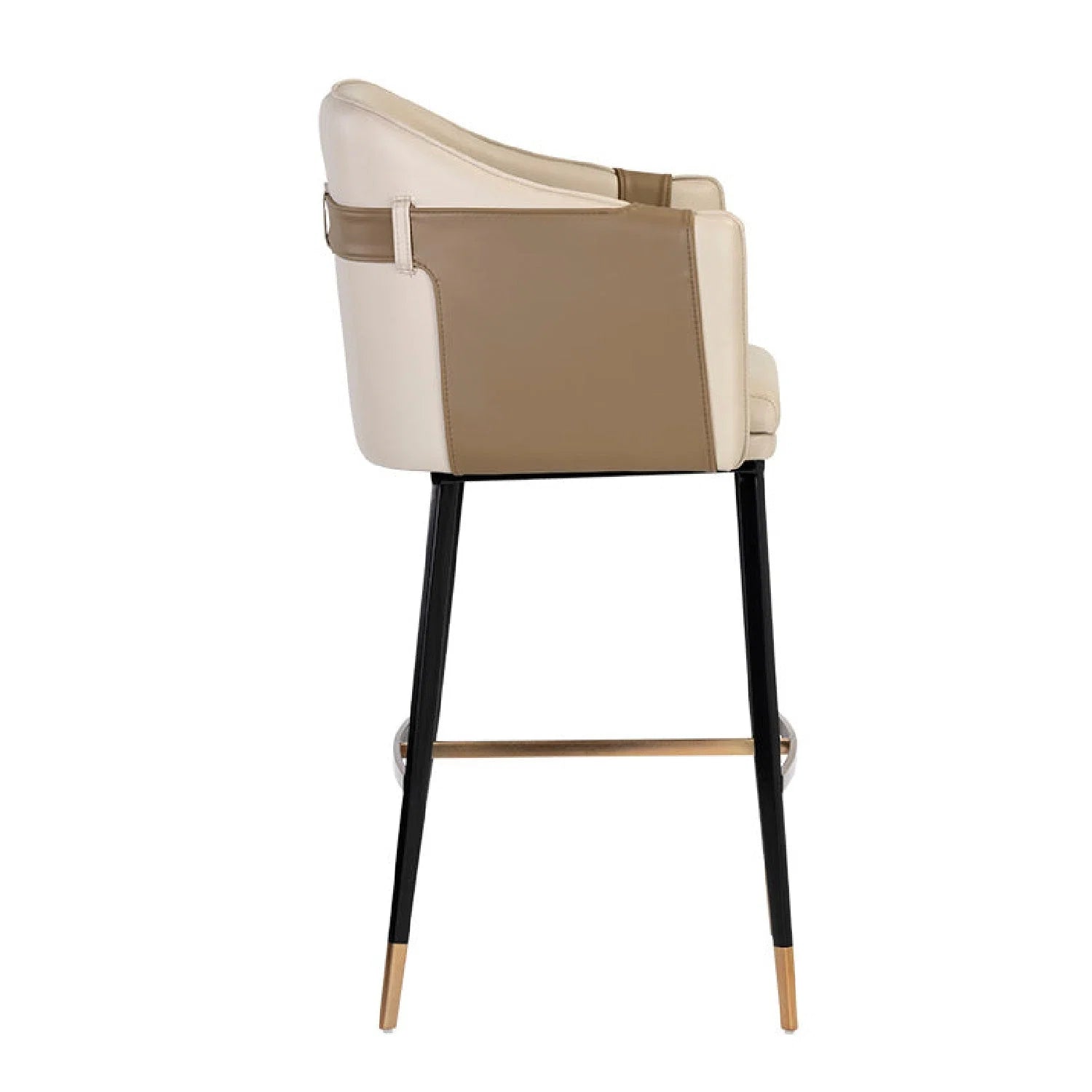 Luxury Upholstered Modern Barstool European Style for Villa