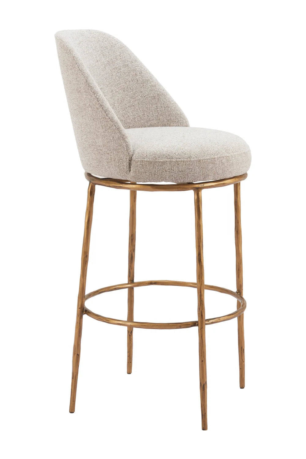 Luxury Upholstered Modern Barstool European Style for Villa