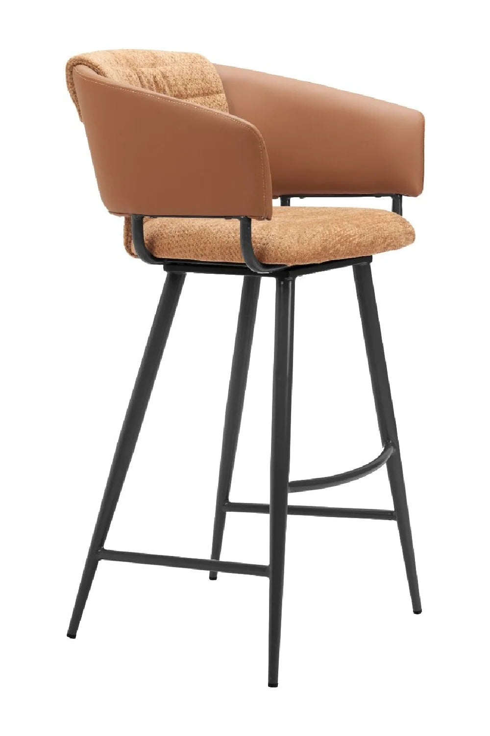Luxury Upholstered Modern Barstool European Style for Villa