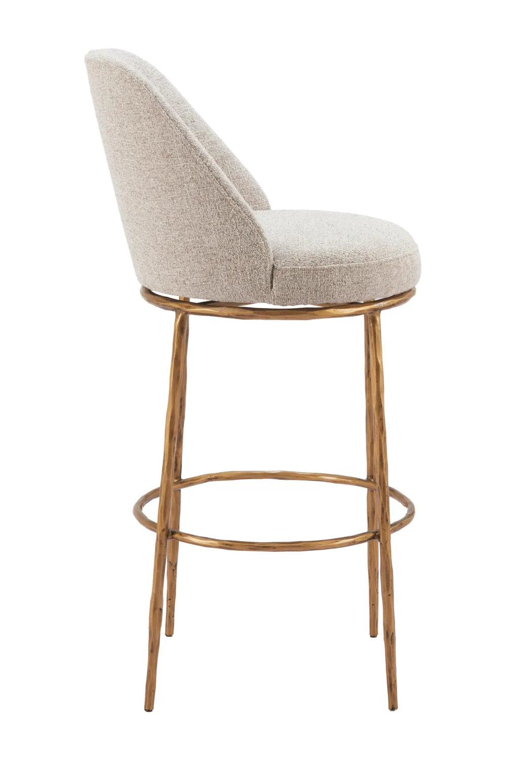 Luxury Upholstered Modern Barstool European Style for Villa