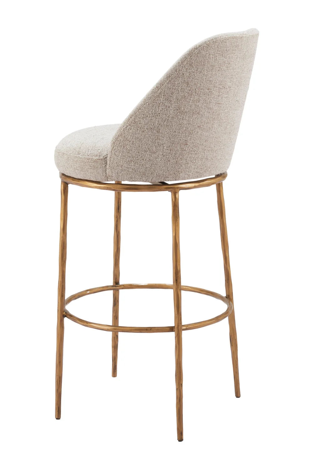 Luxury Upholstered Modern Barstool European Style for Villa