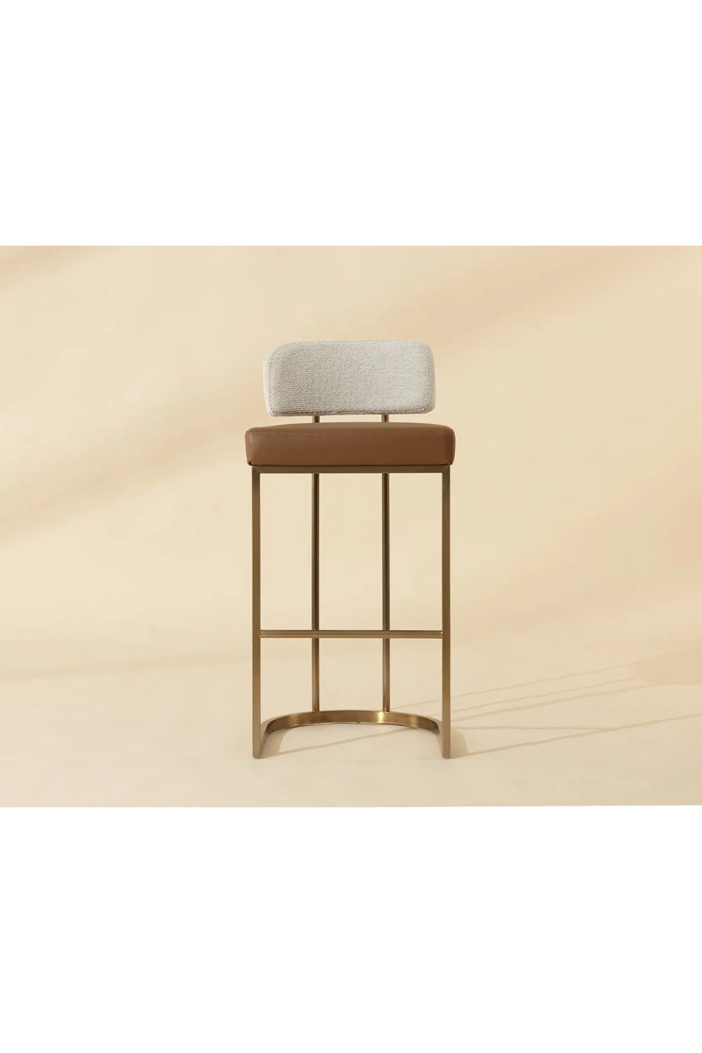 Luxury Upholstered Modern Barstool European Style for Villa
