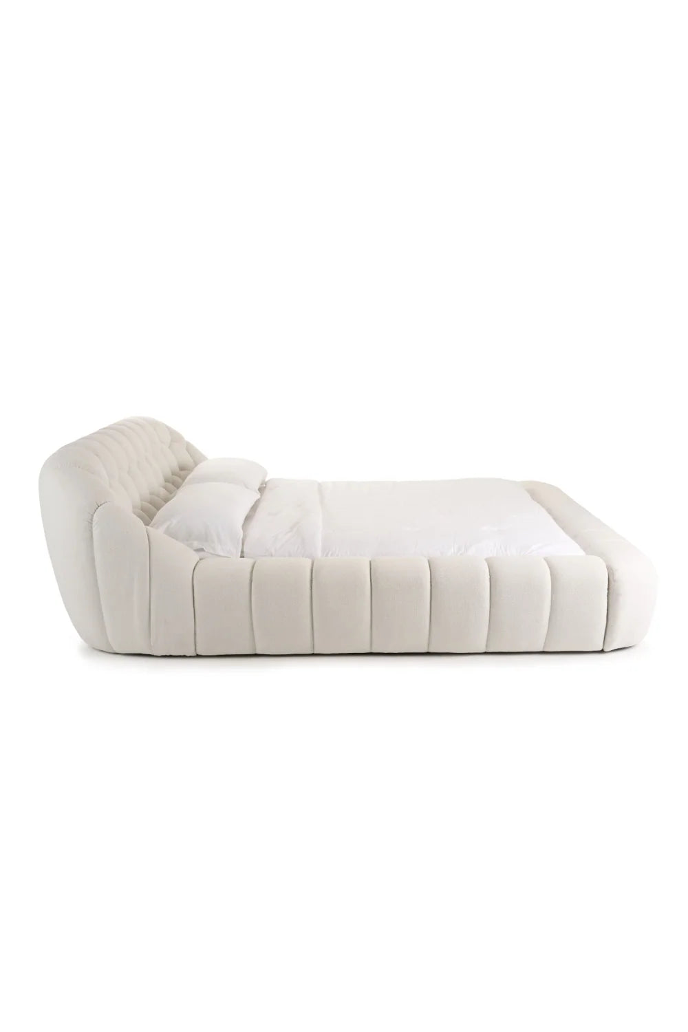 Luxury Upholstered Modern Bed European Style for Villa