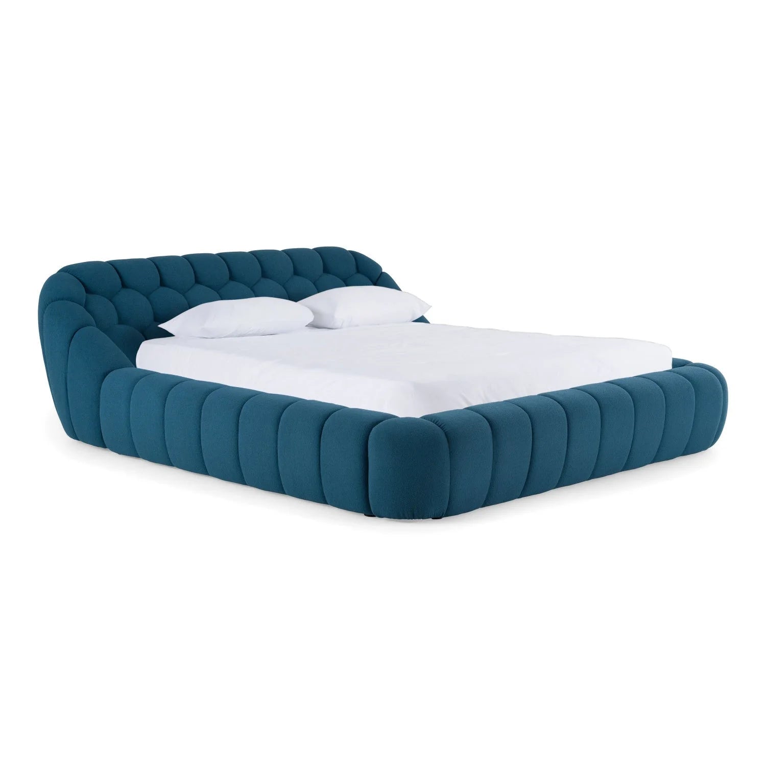 Luxury Upholstered Modern Bed European Style for Villa