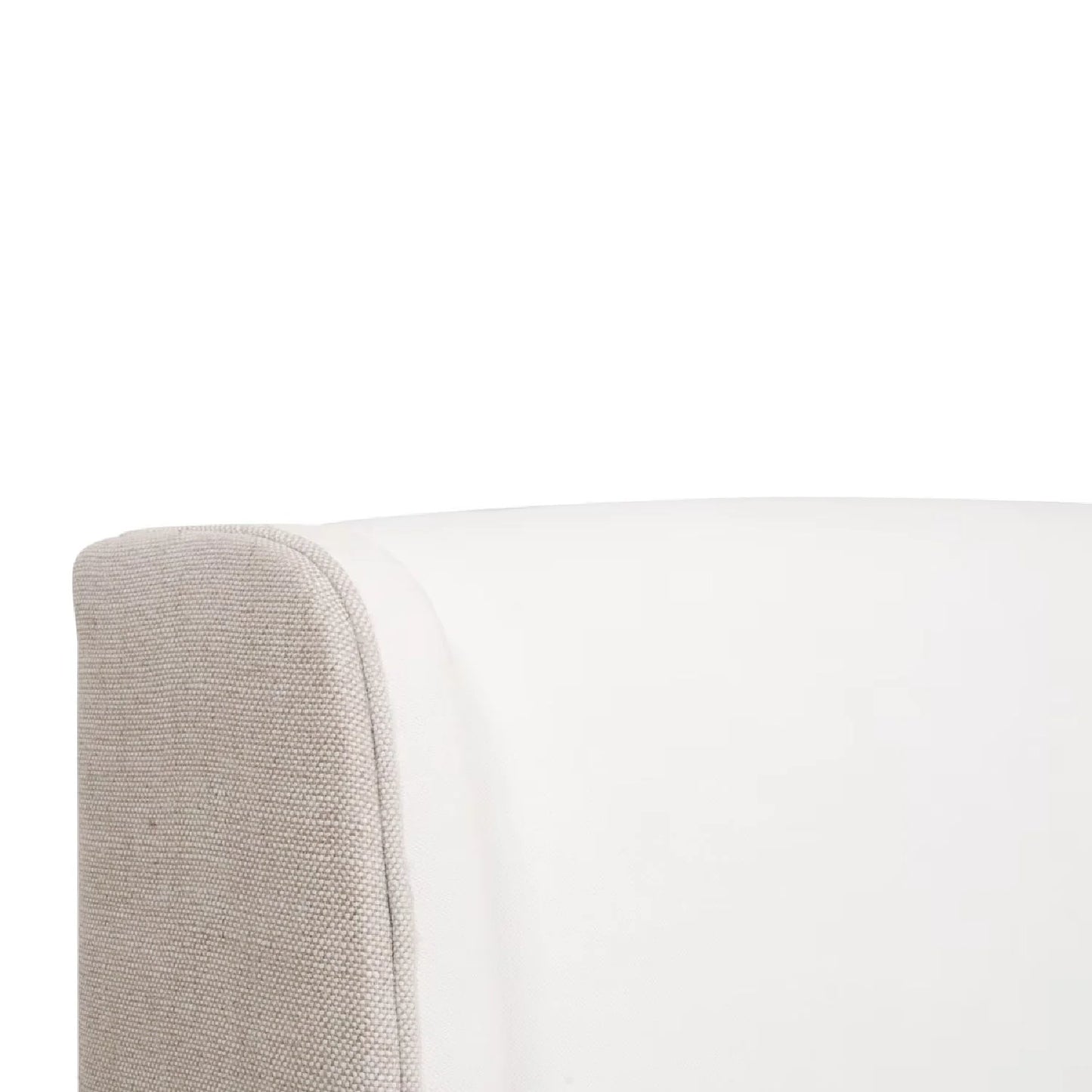 Luxury Upholstered Modern Beige Bed European Style for Villa