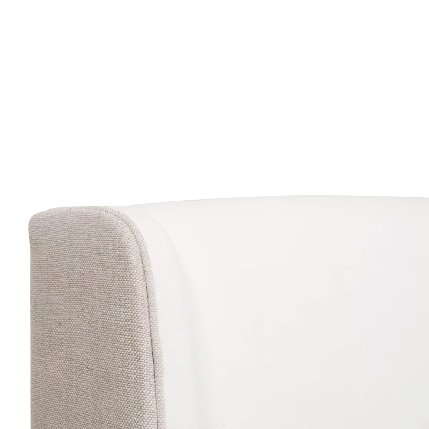 Luxury Upholstered Modern Beige Bed European Style for Villa