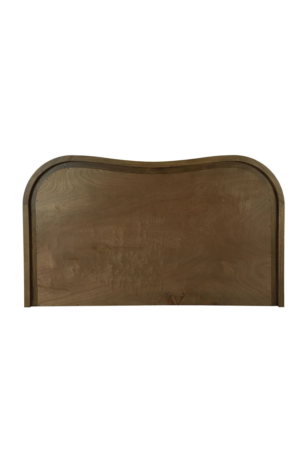 Luxury Upholstered Modern Brown Wave Bed European Style for Villa
