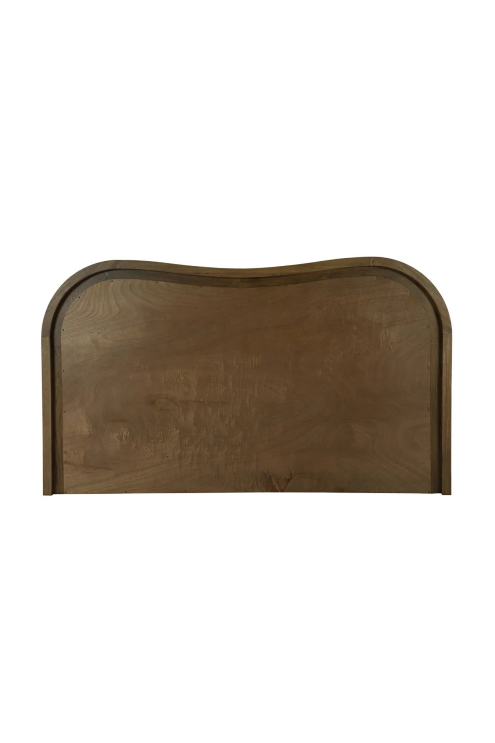 Luxury Upholstered Modern Brown Wave Bed European Style for Villa