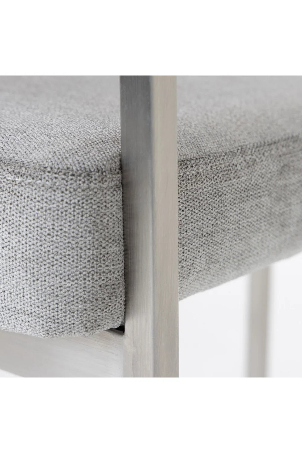Luxury Upholstered Modern Bucket Counter Stool European Style for Villa