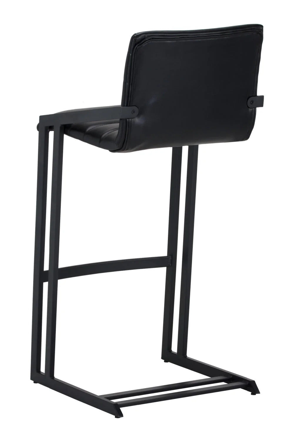 Luxury Upholstered Modern Channel-Tufted Bar Stool European Style for Villa