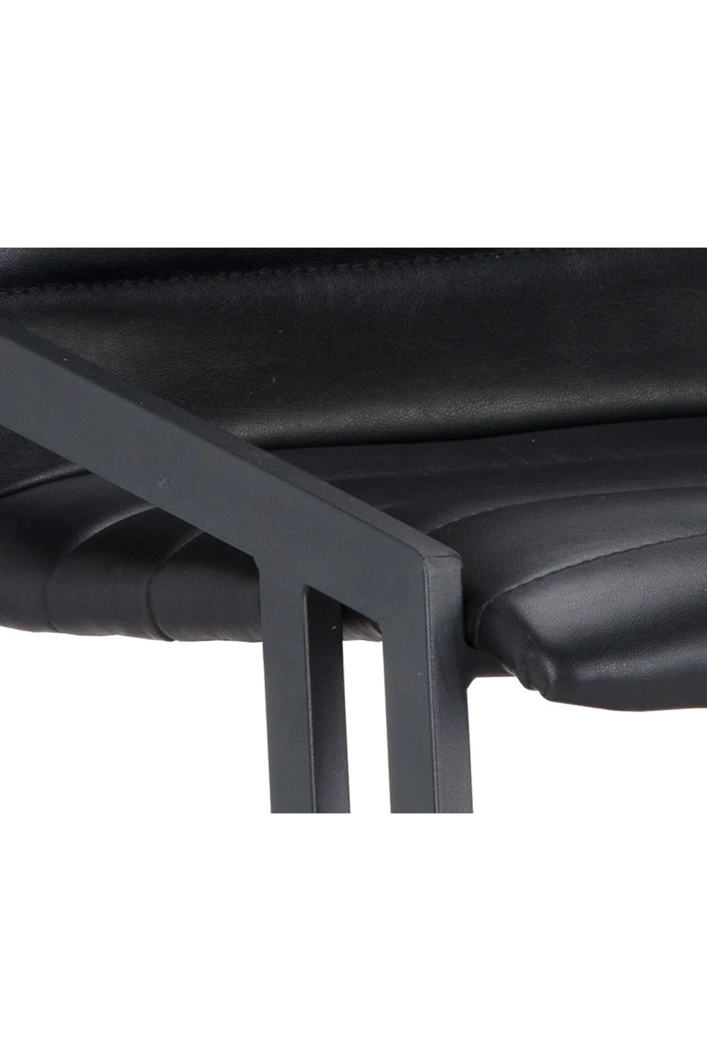 Luxury Upholstered Modern Channel-Tufted Bar Stool European Style for Villa