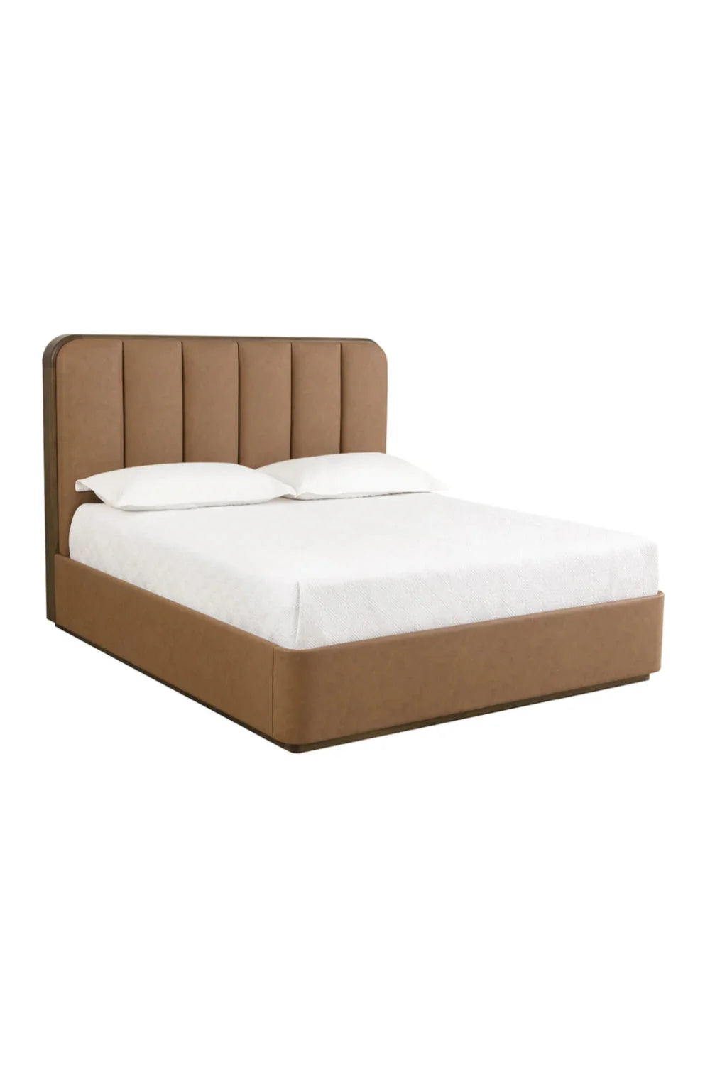 Luxury Upholstered Modern Channel Tufted Bed European Style for Villa