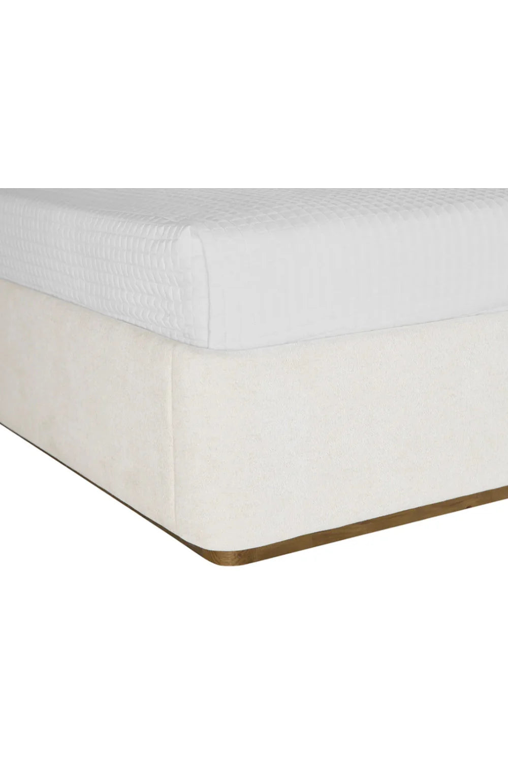 Luxury Upholstered Modern Channel Tufted Bed European Style for Villa