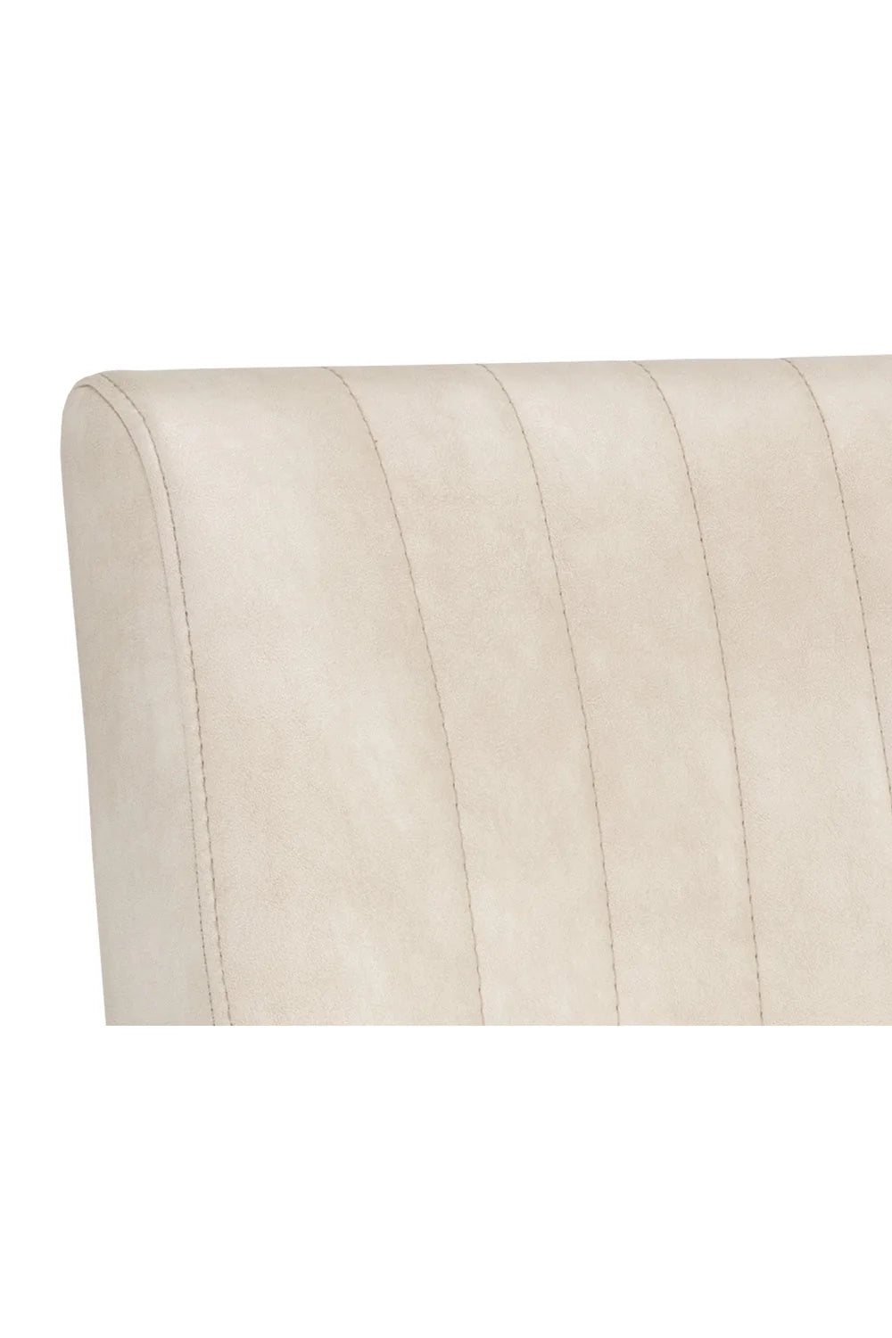 Luxury Upholstered Modern Channeled Bar Stool European Style for Villa