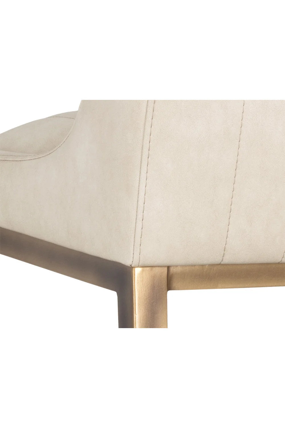 Luxury Upholstered Modern Channeled Bar Stool European Style for Villa