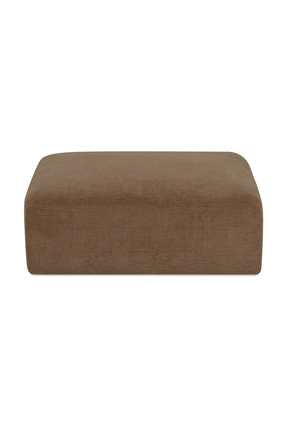Luxury Upholstered Modern Chenille Ottoman European Style for Villa