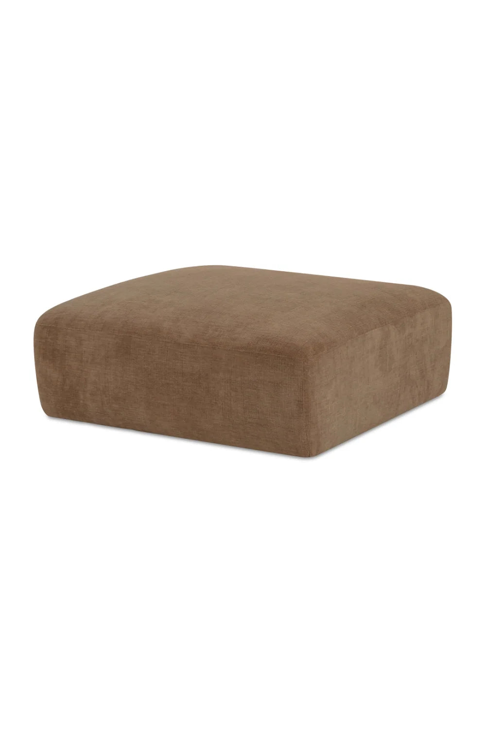 Luxury Upholstered Modern Chenille Ottoman European Style for Villa