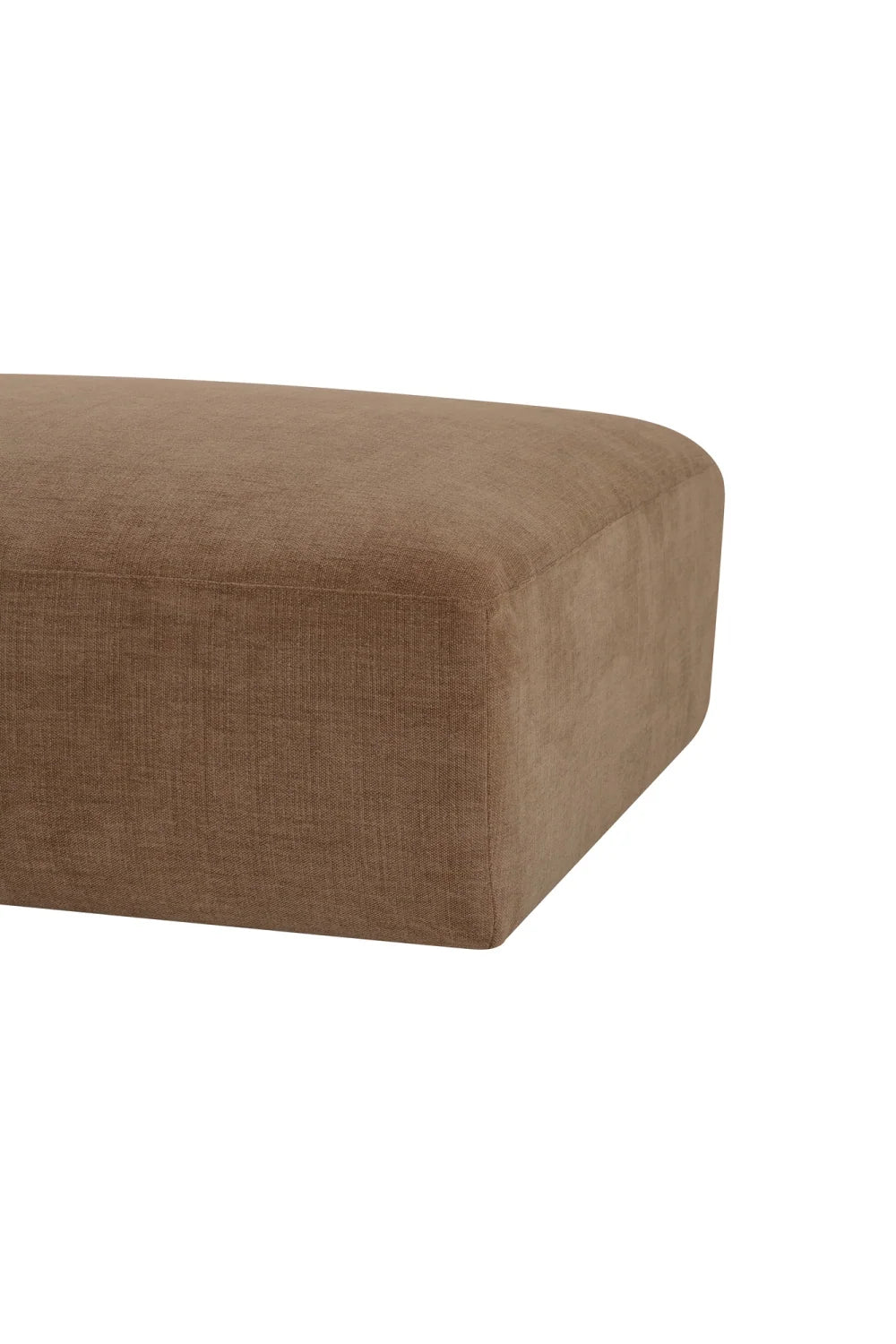 Luxury Upholstered Modern Chenille Ottoman European Style for Villa