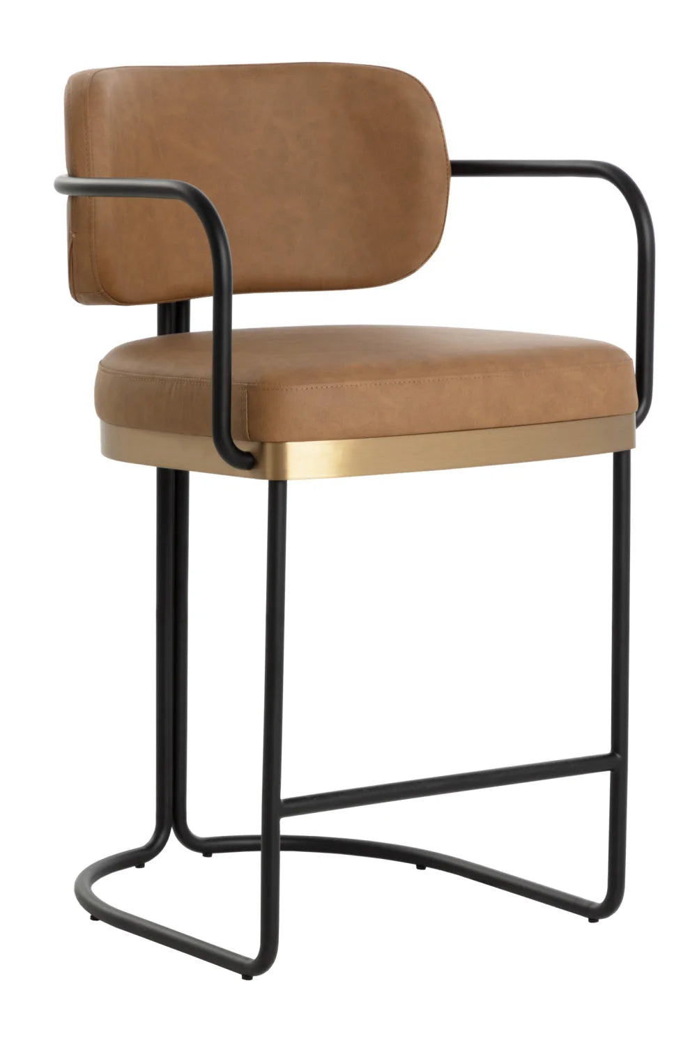 Luxury Upholstered Modern Counter Stool European Style for Villa