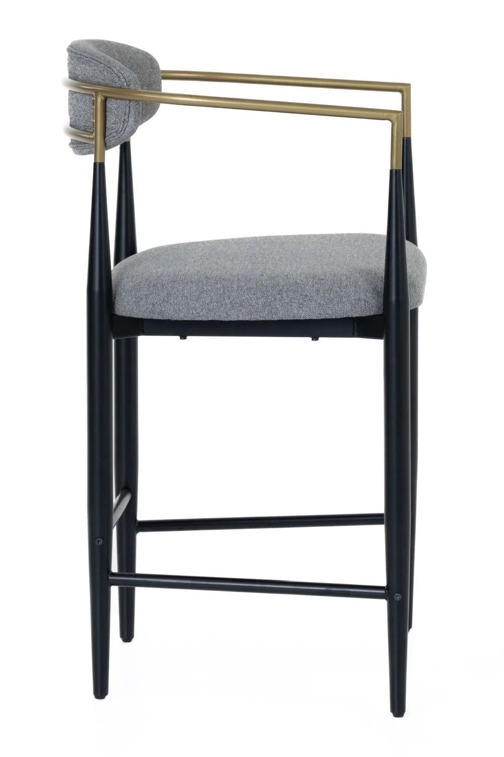 Luxury Upholstered Modern Counter Stool European Style for Villa