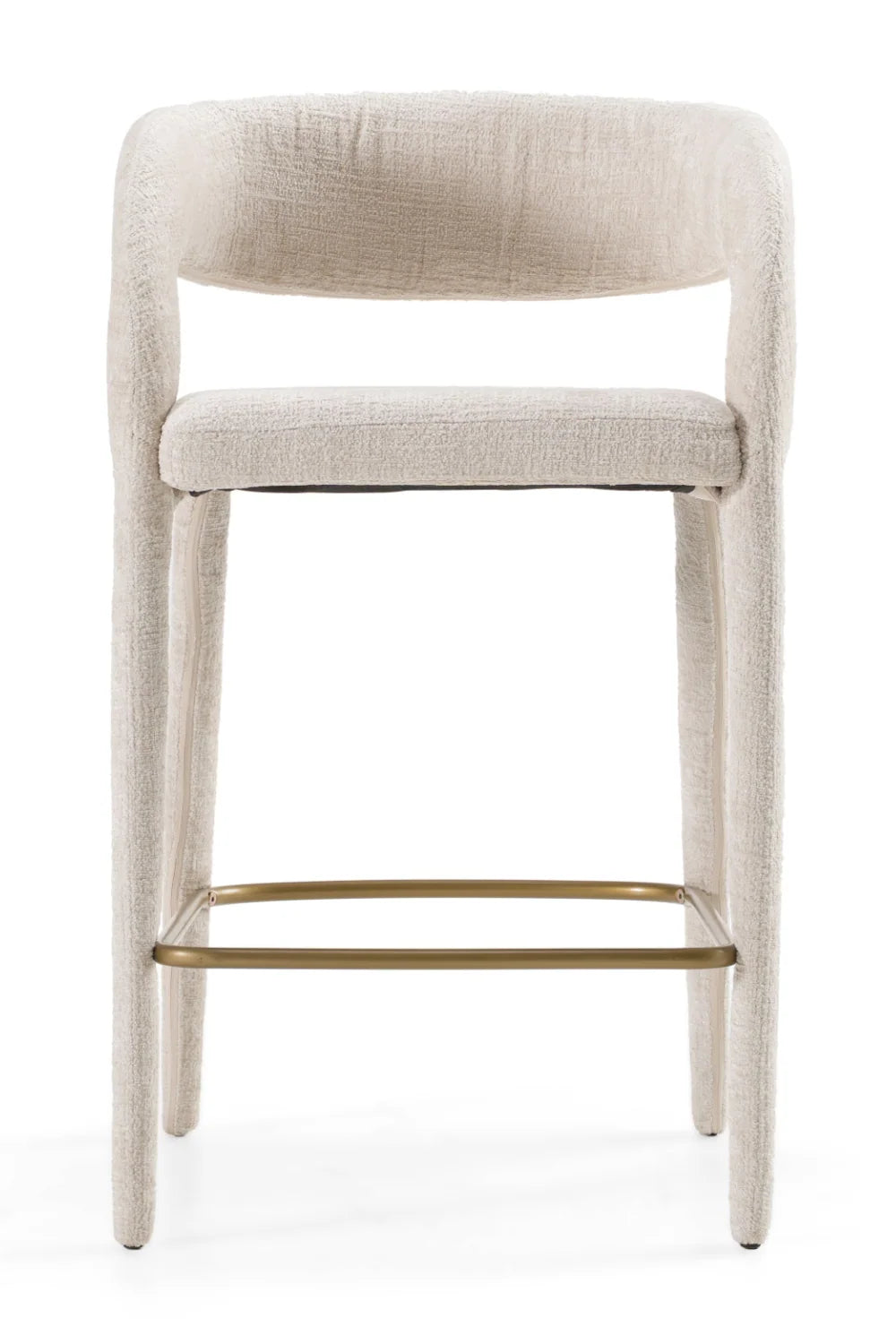 Luxury Upholstered Modern Counter Stool European Style for Villa