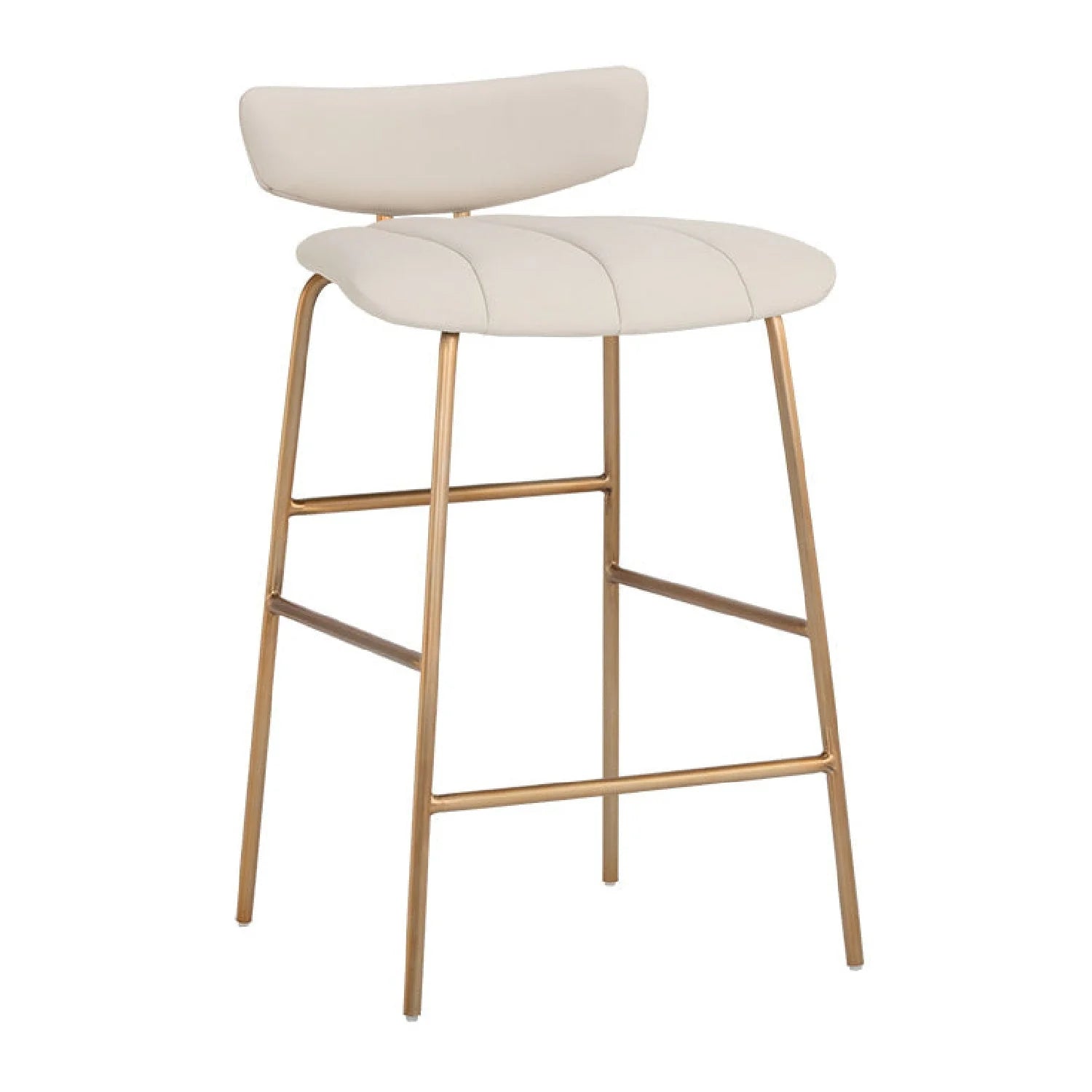 Luxury Upholstered Modern Counter Stool European Style for Villa