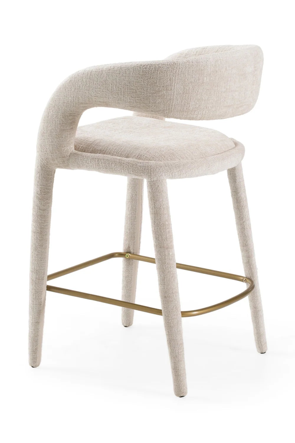 Luxury Upholstered Modern Counter Stool European Style for Villa