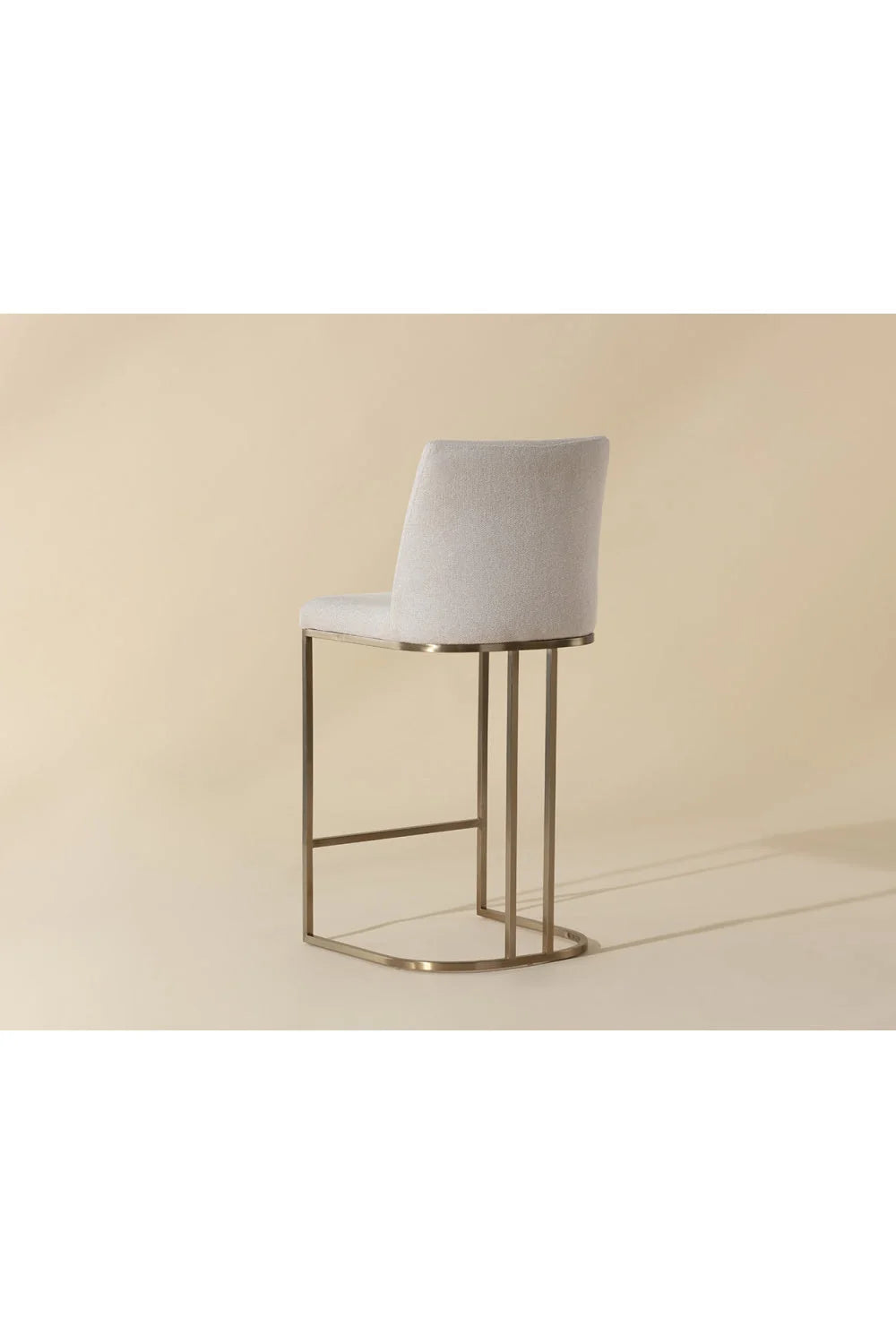 Luxury Upholstered Modern Counter Stool European Style for Villa