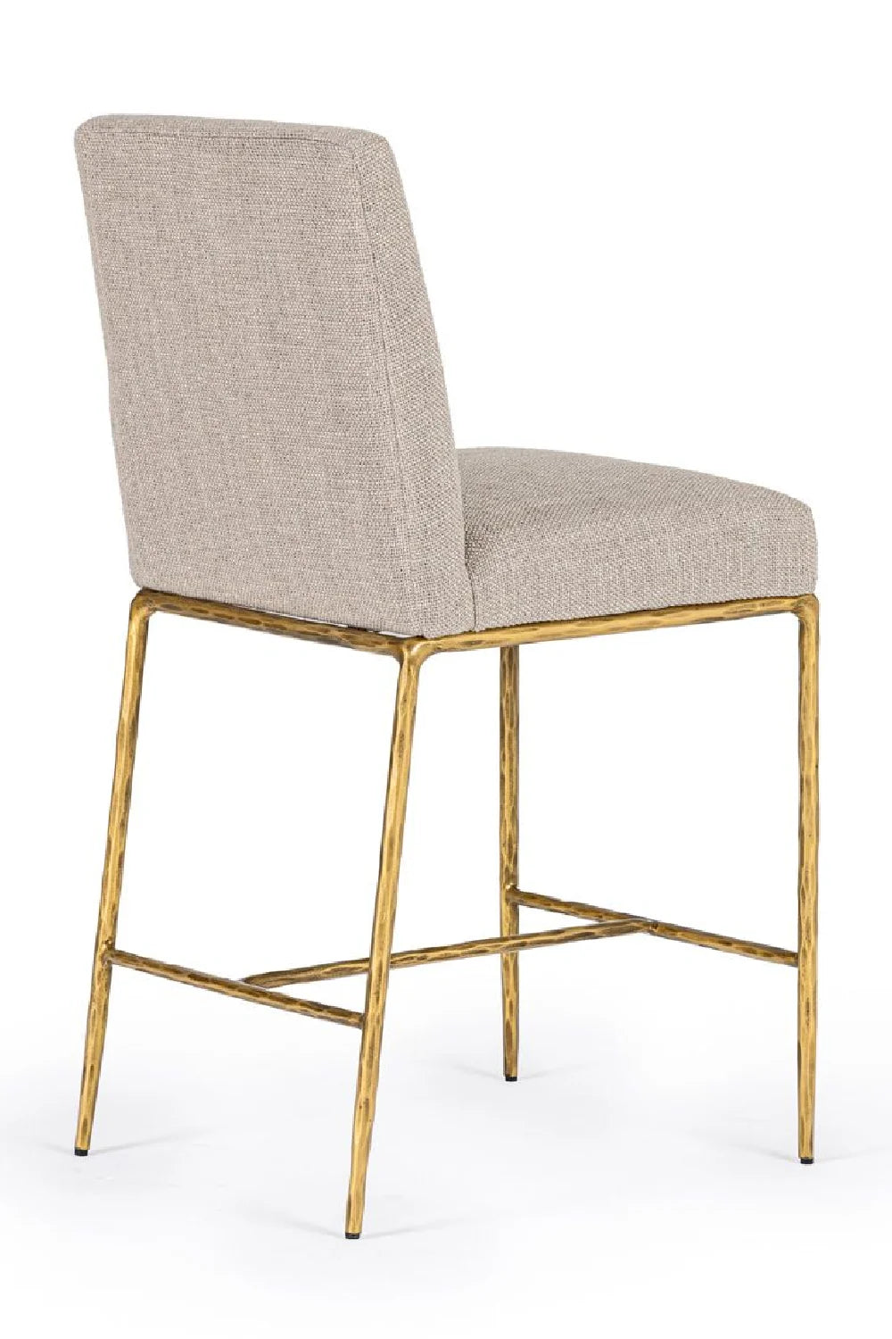 Luxury Upholstered Modern Counter Stool European Style for Villa