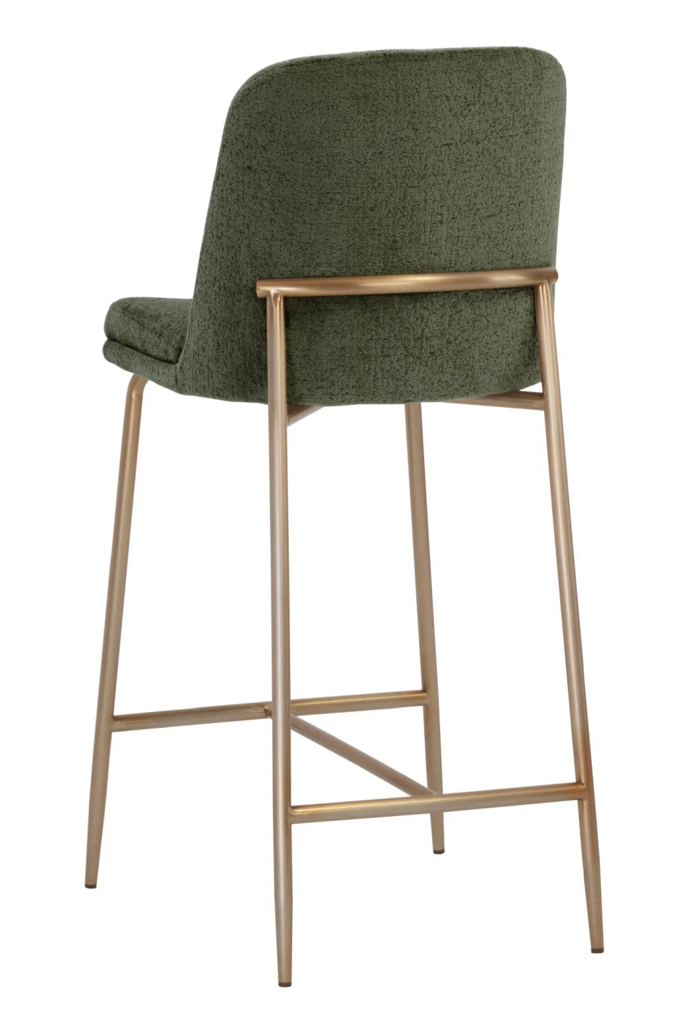 Luxury Upholstered Modern Counter Stool European Style for Villa