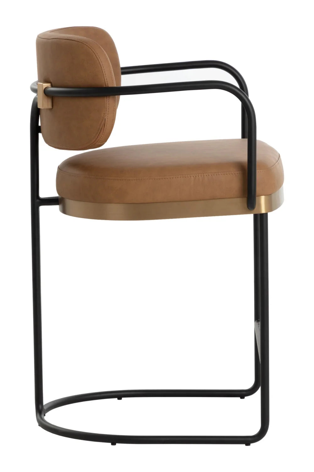 Luxury Upholstered Modern Counter Stool European Style for Villa