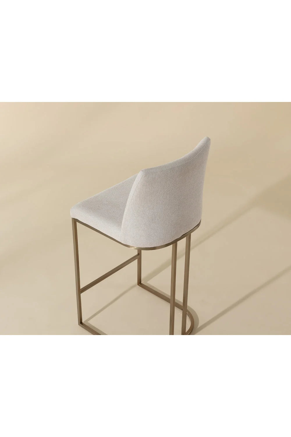 Luxury Upholstered Modern Counter Stool European Style for Villa
