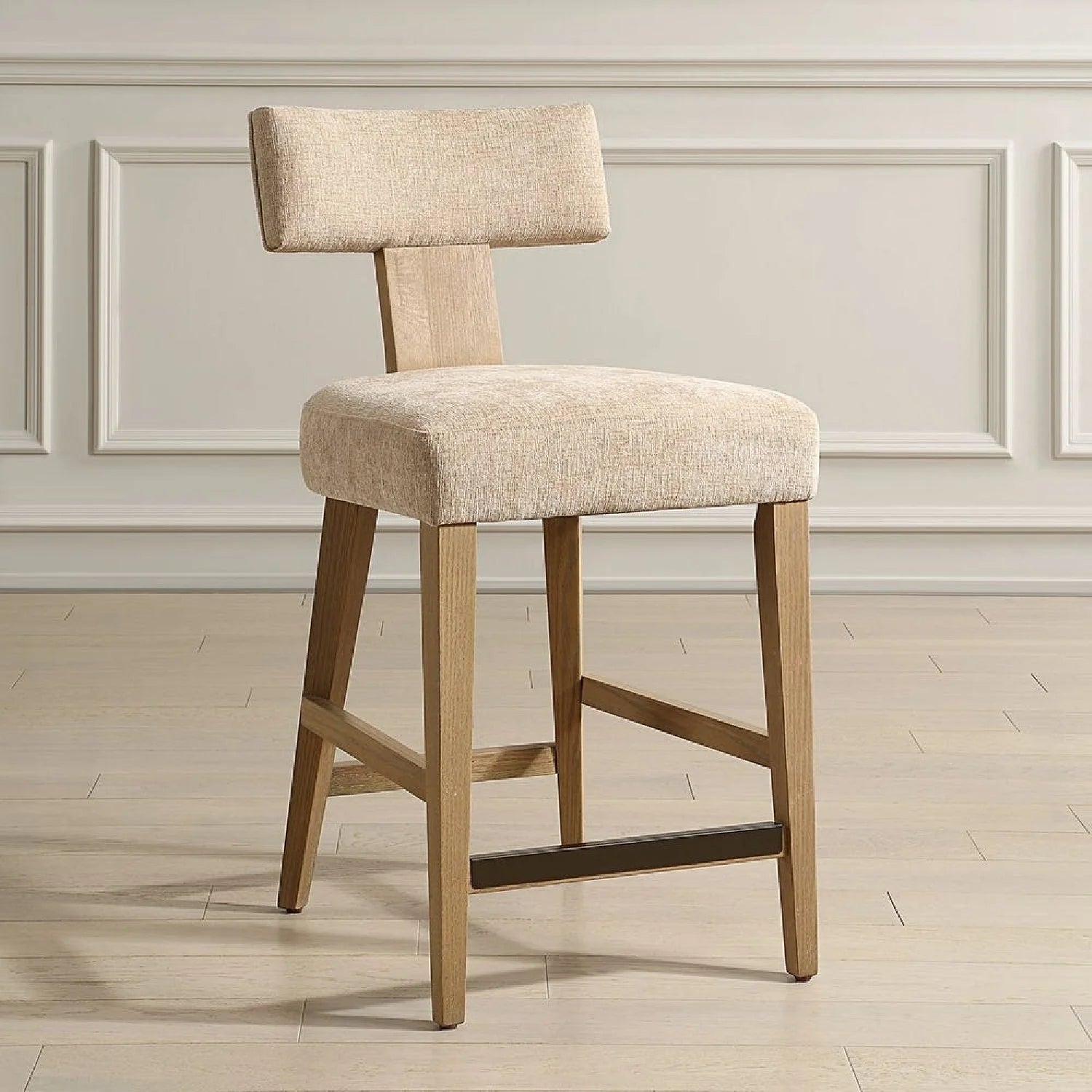 Luxury Upholstered Modern Counter Stool European Style for Villa