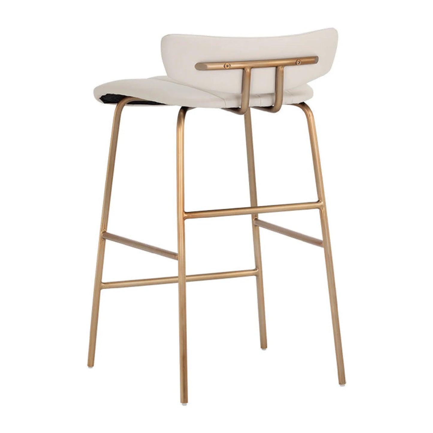 Luxury Upholstered Modern Counter Stool European Style for Villa