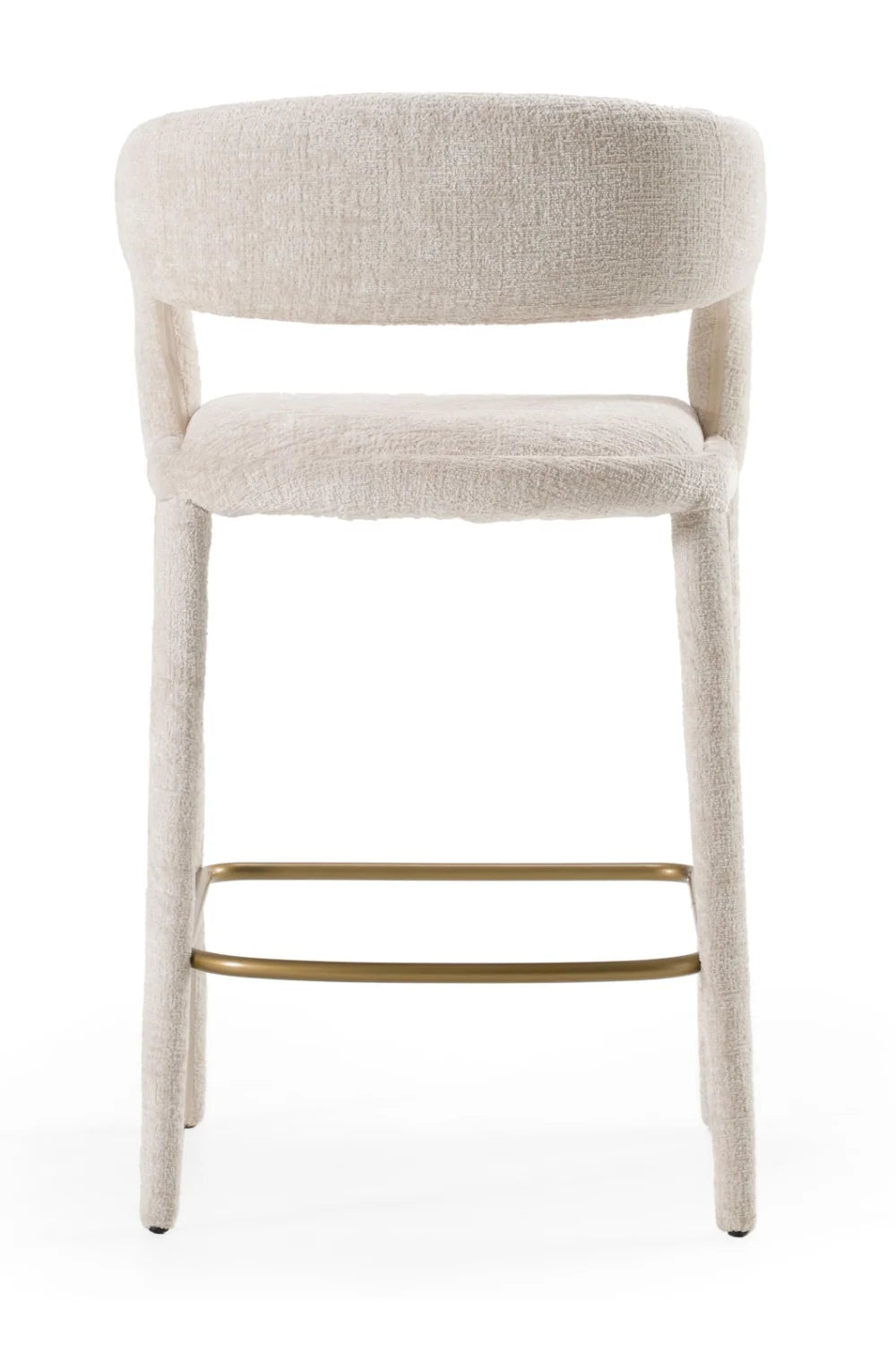Luxury Upholstered Modern Counter Stool European Style for Villa